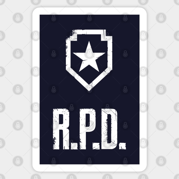 RESIDENT EVIL R.P.D. shield Magnet by FbsArts